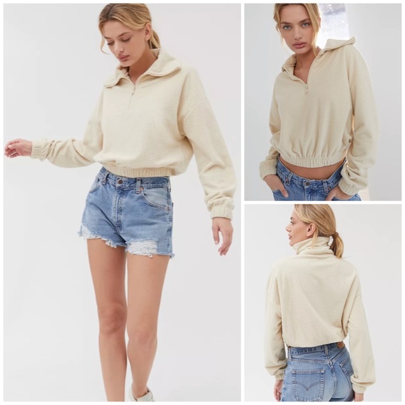 Urban Outfitters Sweaters - Urban Outfitters | Track Meet half zip sweater